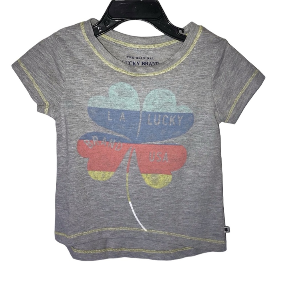 Lucky Brand kids short sleeve gray T-shirt NWT